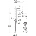 Roca Ona 龍頭花灑套裝 (5A3A9EC00+5A029EC00+A5B1D03C0G)